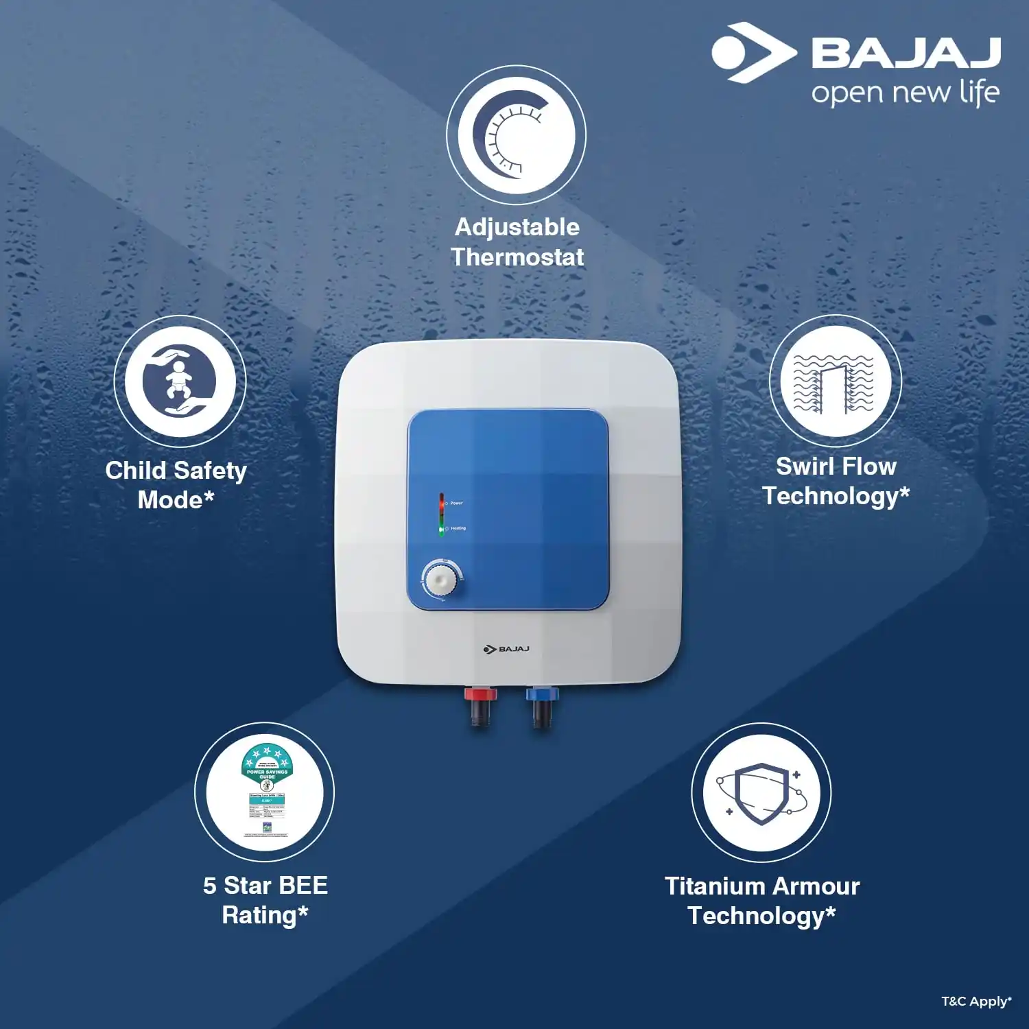 Bajaj---Compagno-230V---Water-Heater-(15LTR)