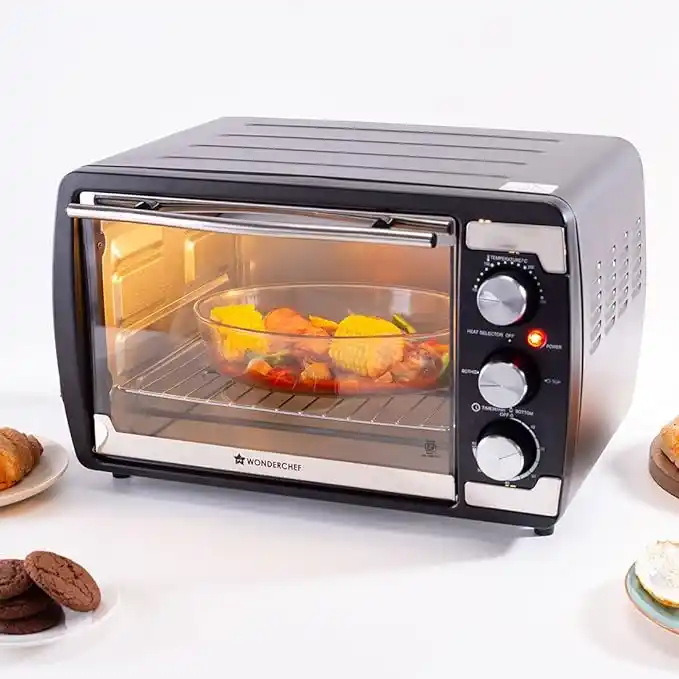 Wonderchef-21-Litre-Oven-Toaster-Griller-(Otg)-21-Litres,-Auto-Power-Off-with-Bell,-Heat-Resistant-G