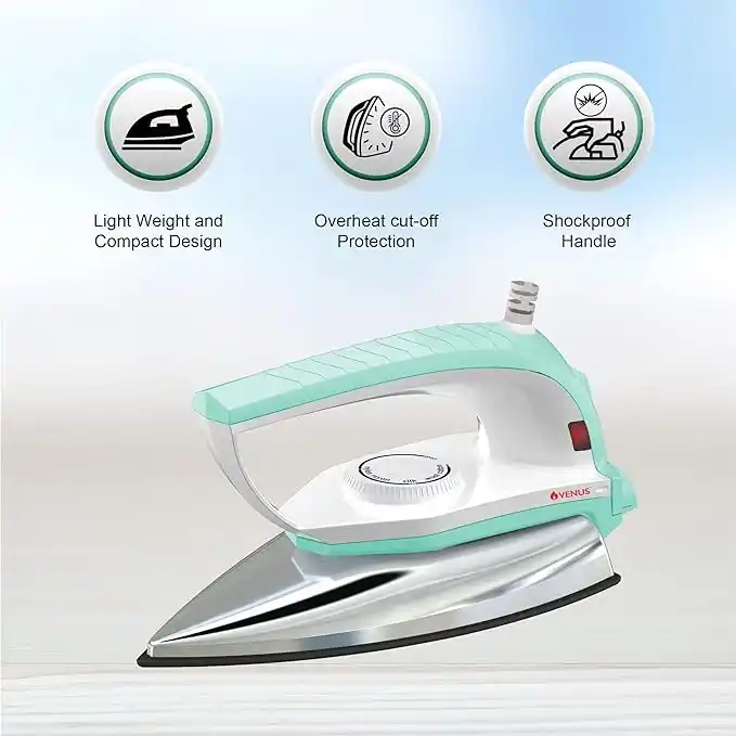 Venus---Iris-Jade-Green-750W---Iron-Box-(VMI01)