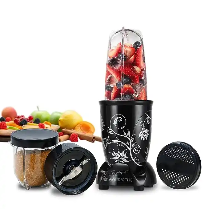 Wonderchef-Nutri-Blend-2-Jar-+-Sipper-Jar-500W-(Black)