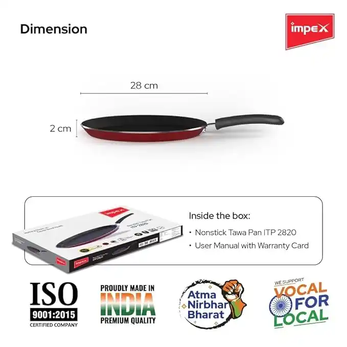 Impex-Aluminium-Tawa-Pan-(Itp-2820)-Tawa---Impex