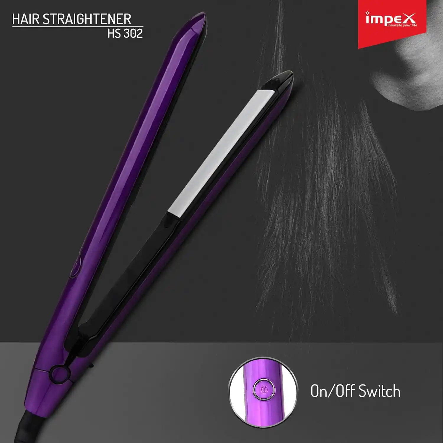 Impex-Hair-Straightener-(Hs-302)