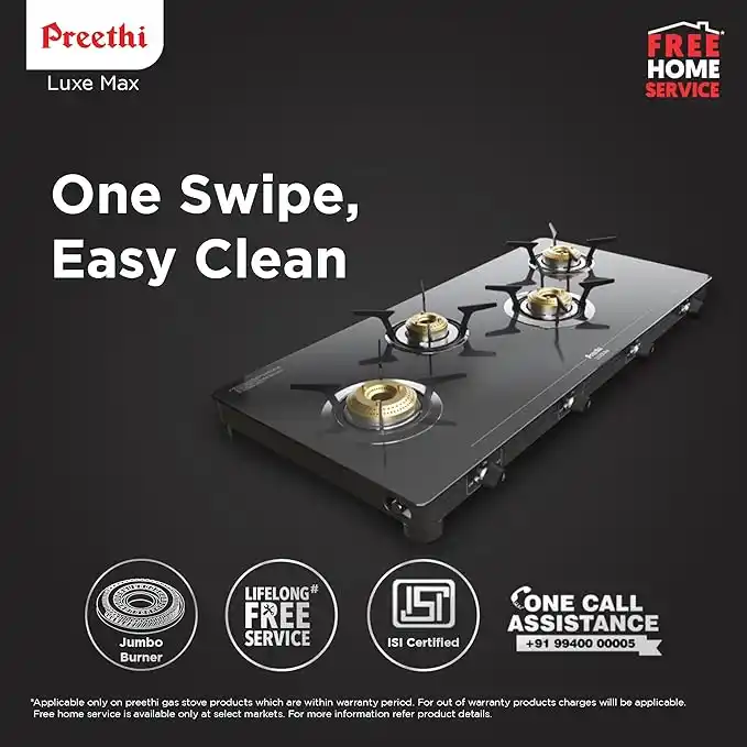 Luxe-Max-4-Burner---Gas-Stove---Preethi