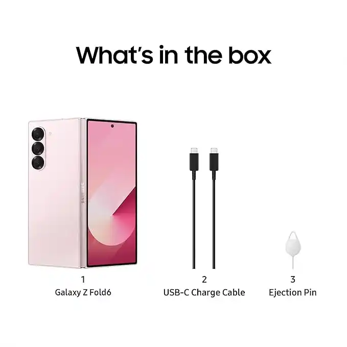 Samsung Galaxy Z Fold 6 5G ( Pink, 12GB-256GB )