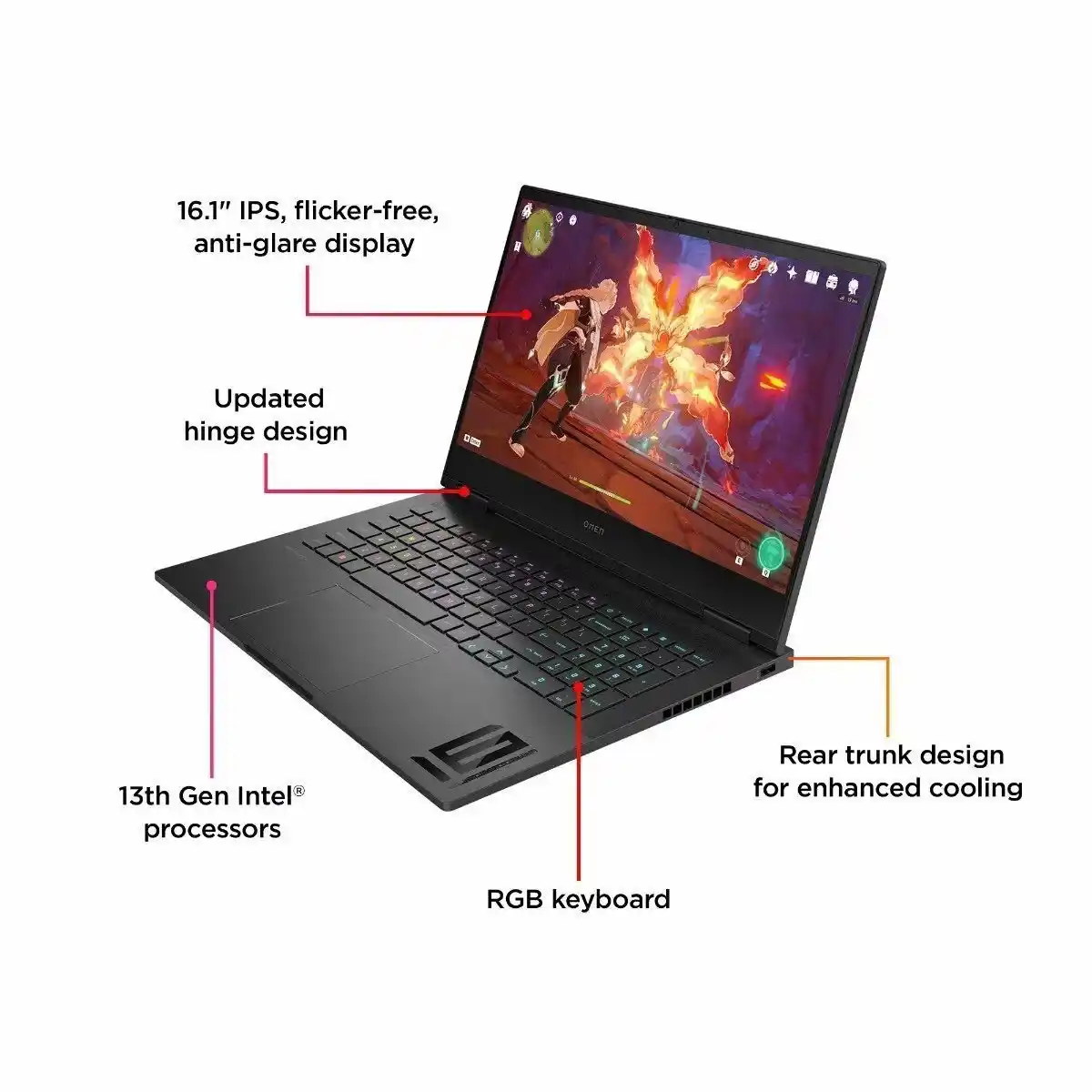 HP-16-i5-13420H-16GB-SDDR4/512GB-SSD/RTX-4050-6GB/16.1-FHD-144Hz-W11-Omen-Gaming-Lapt-(WD0770TX)
