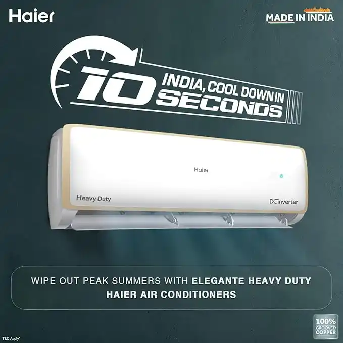 Haier---HS13C-POW3BN-(1.0-Ton)-(3-Star)-Inv-Split-AC-(HS13C)