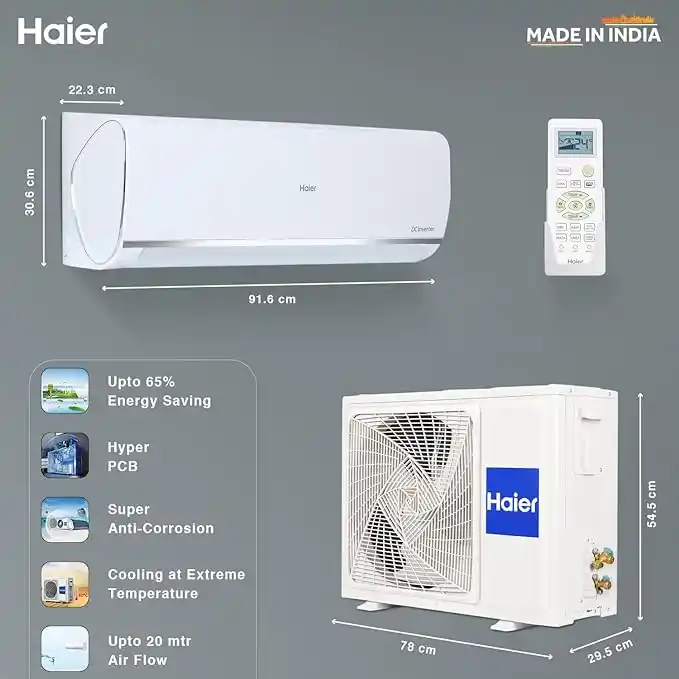Haier-PYSG3BN-1.5-Ton-(3STAR)-(HS18K-PYSG3BN-HU18-3BN)-Inv-Split-AC-(HS18K)