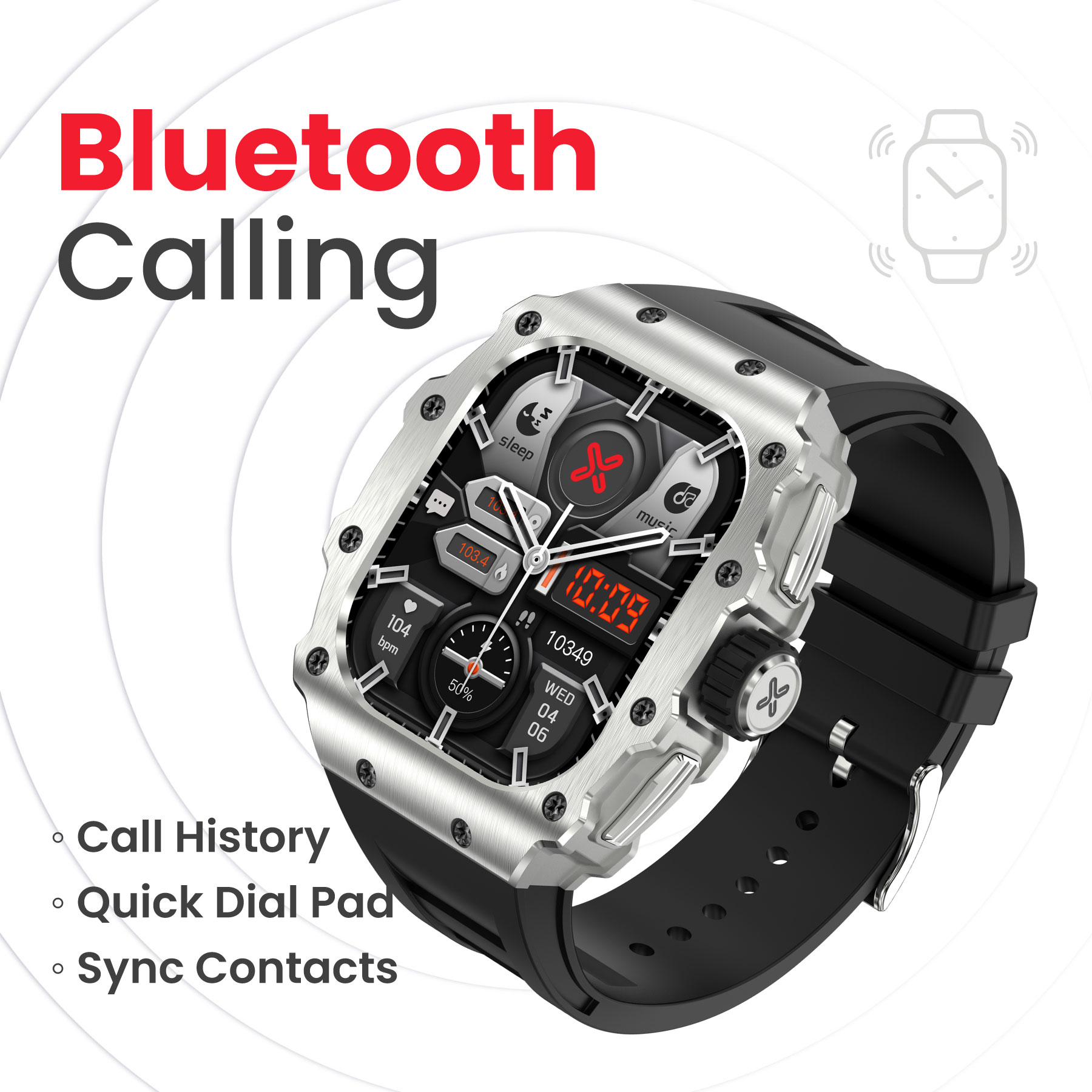 Plan-X---Nade-1.96-HD-Calling---Smart-Watch---Silver-Black