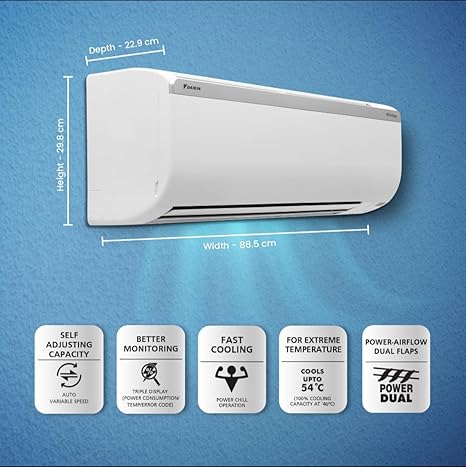 Daikin-(1.5-Ton)-(5-Star)-Copper-Condenser-Inv-Split-Air-Conditioner-(FTKU50UV16VF)