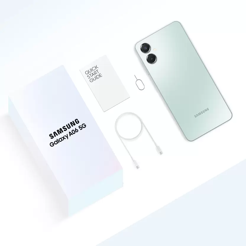 Samsung-Galaxy-A06-5G-(Light-Green,-4GB,-128GB)