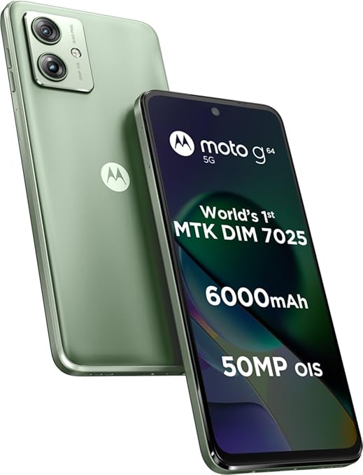 Motorola Moto G64 5G (Mint Green, 8GB, 128GB)
