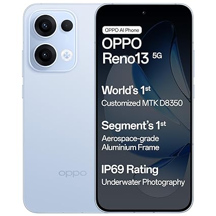 OPPO Reno 13 5G (Sky Blue , 8GB, 256GB)