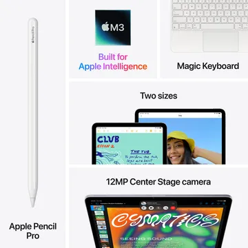 Apple iPad Air M3 Chip Wi-Fi (13 Inch, 256GB, Purple)