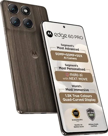 Motorola Edge 60 Pro 5G (Pantone Walnut, 16GB, 512GB)
