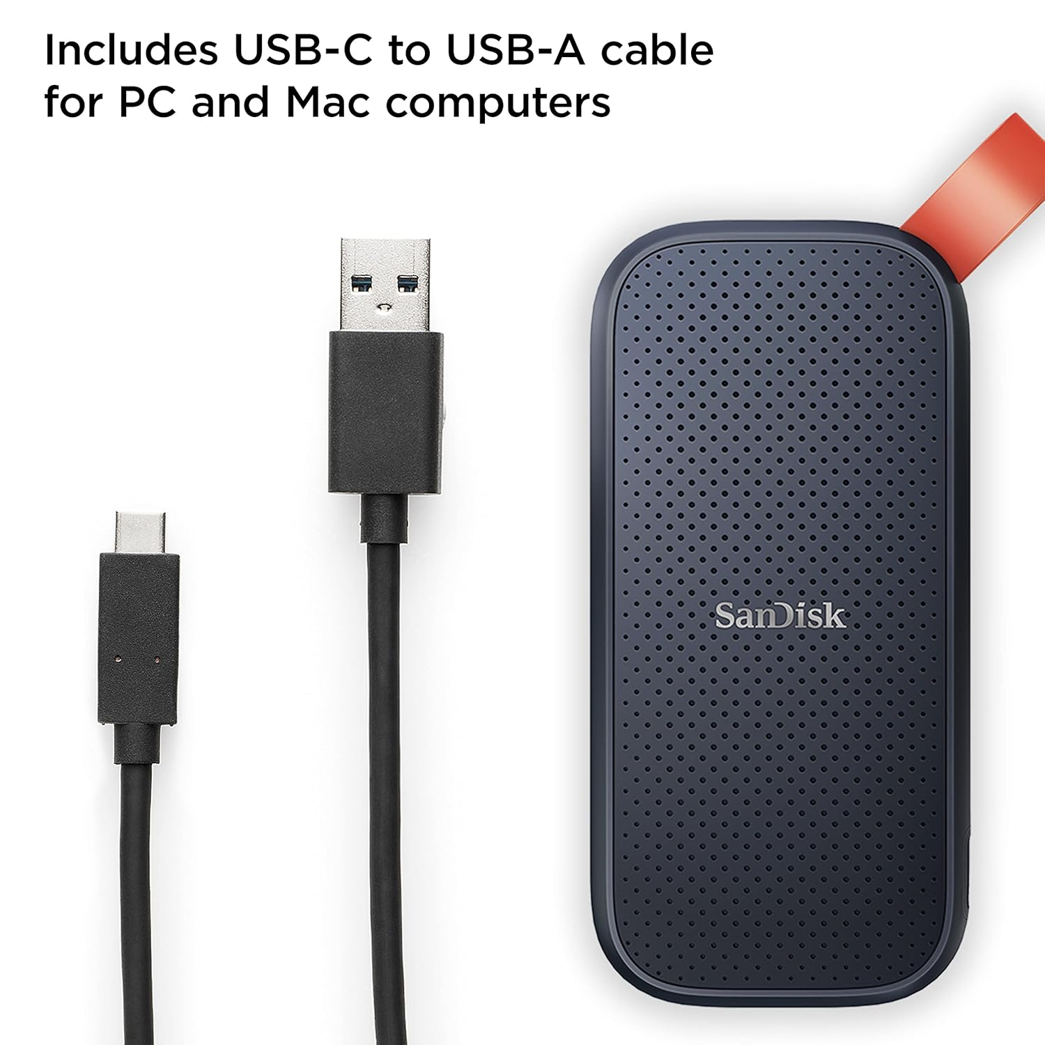 1TB SSD 1050MBPS - SANDISK - EXTERNAL HARD DISK