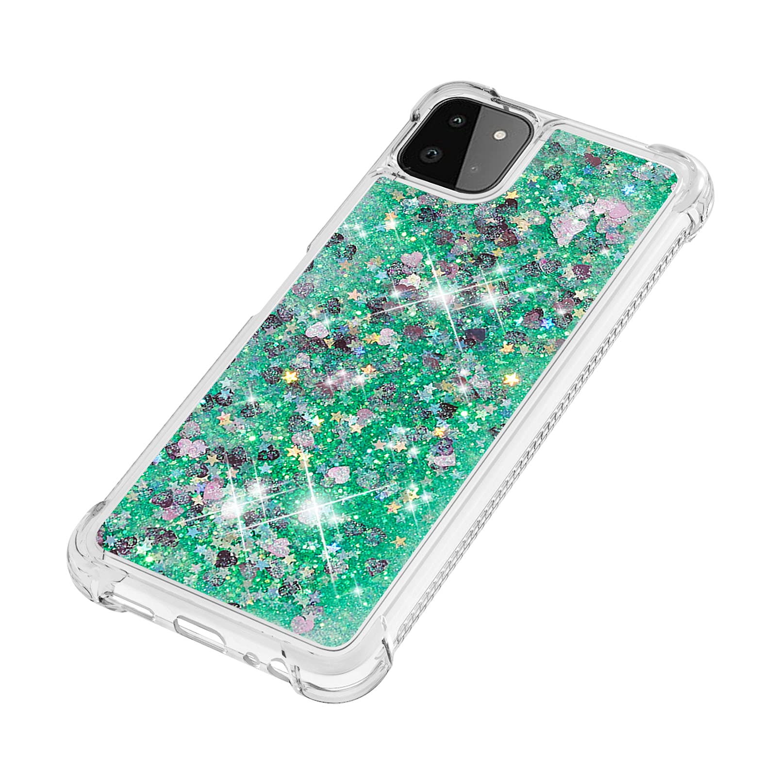 A226-Galaxy-A22-5G---Samsung---Glitter---Back-Case---Liquid-Case