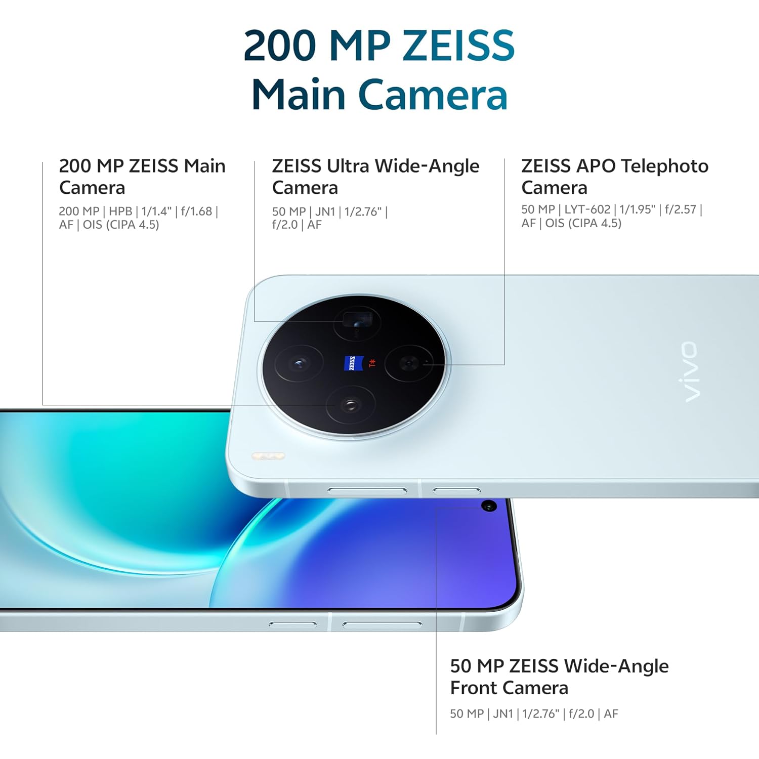 Vivo X300 5G (Mist Blue, 12GB, 512GB)