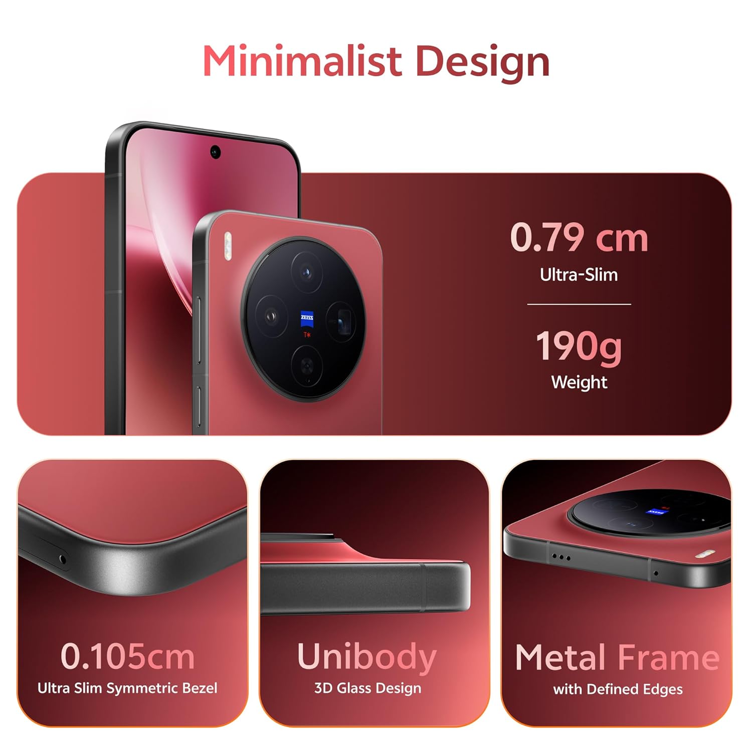 Vivo X300 5G (Summit Red, 12GB, 512GB)