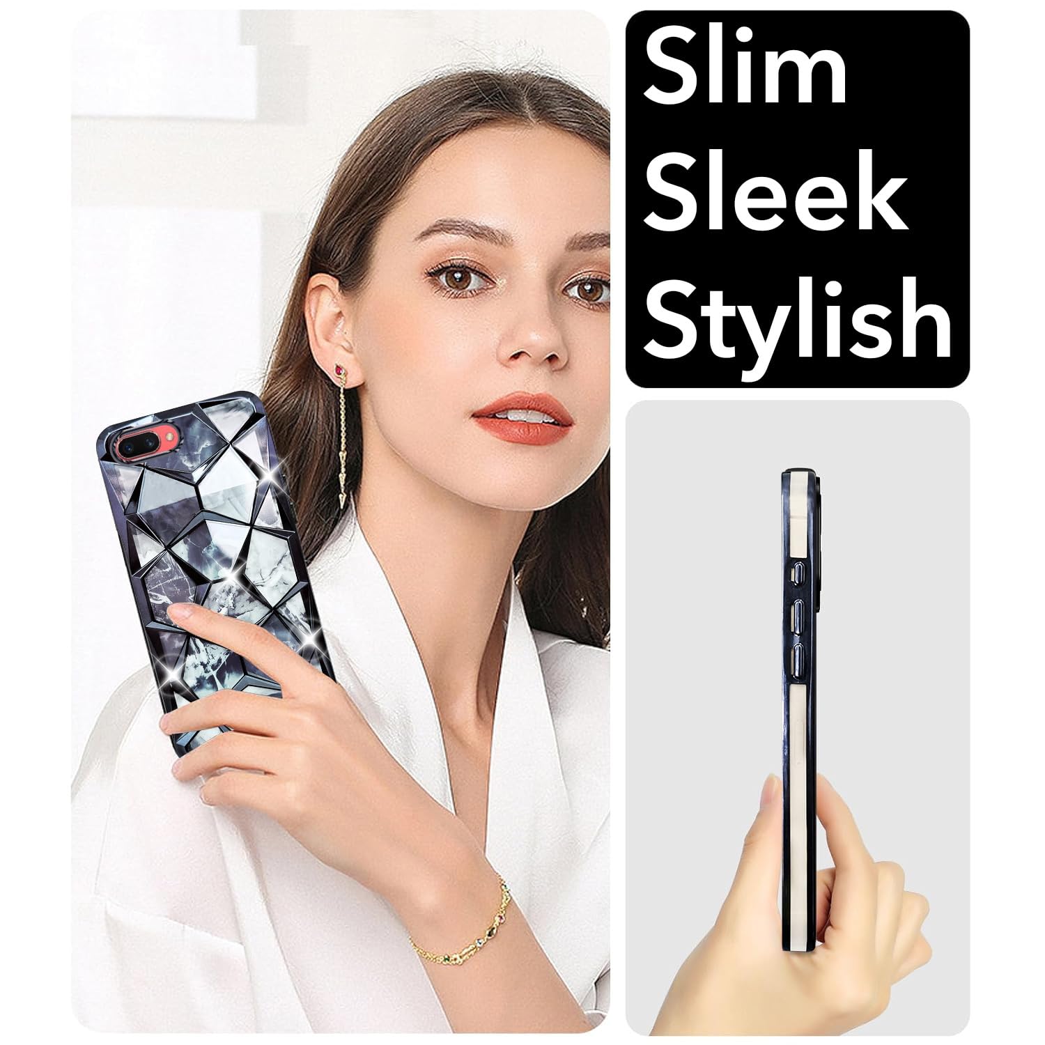 A3S---OPPO---Glitter---Back-Case---Ladish-Series