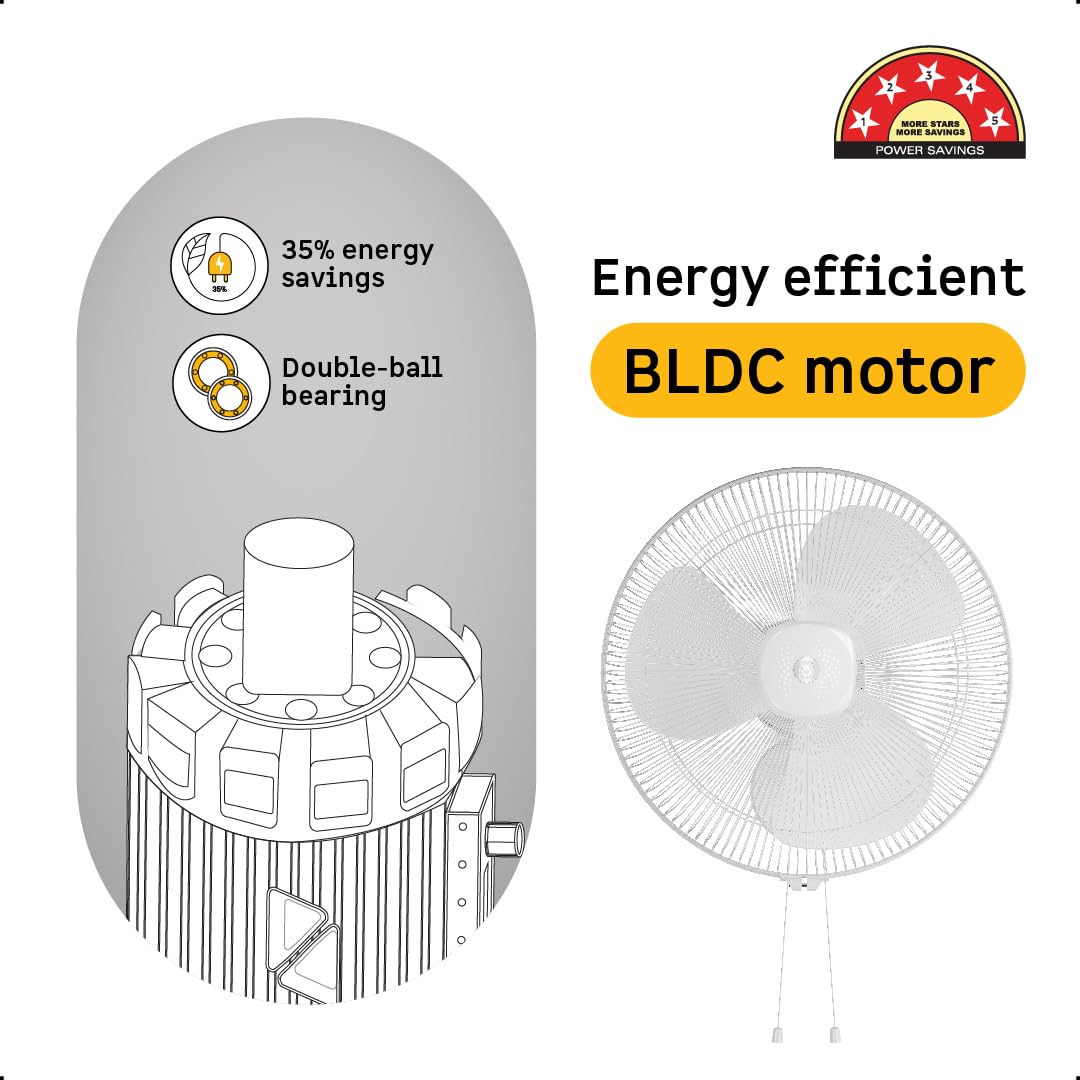 Atomberg-400MM-5-Star-3-Blade-Bldc-Wall-Fan-(Remote,-Timer-&-Sleep-Control)-(Snow-White)-(Renesa-Wall)