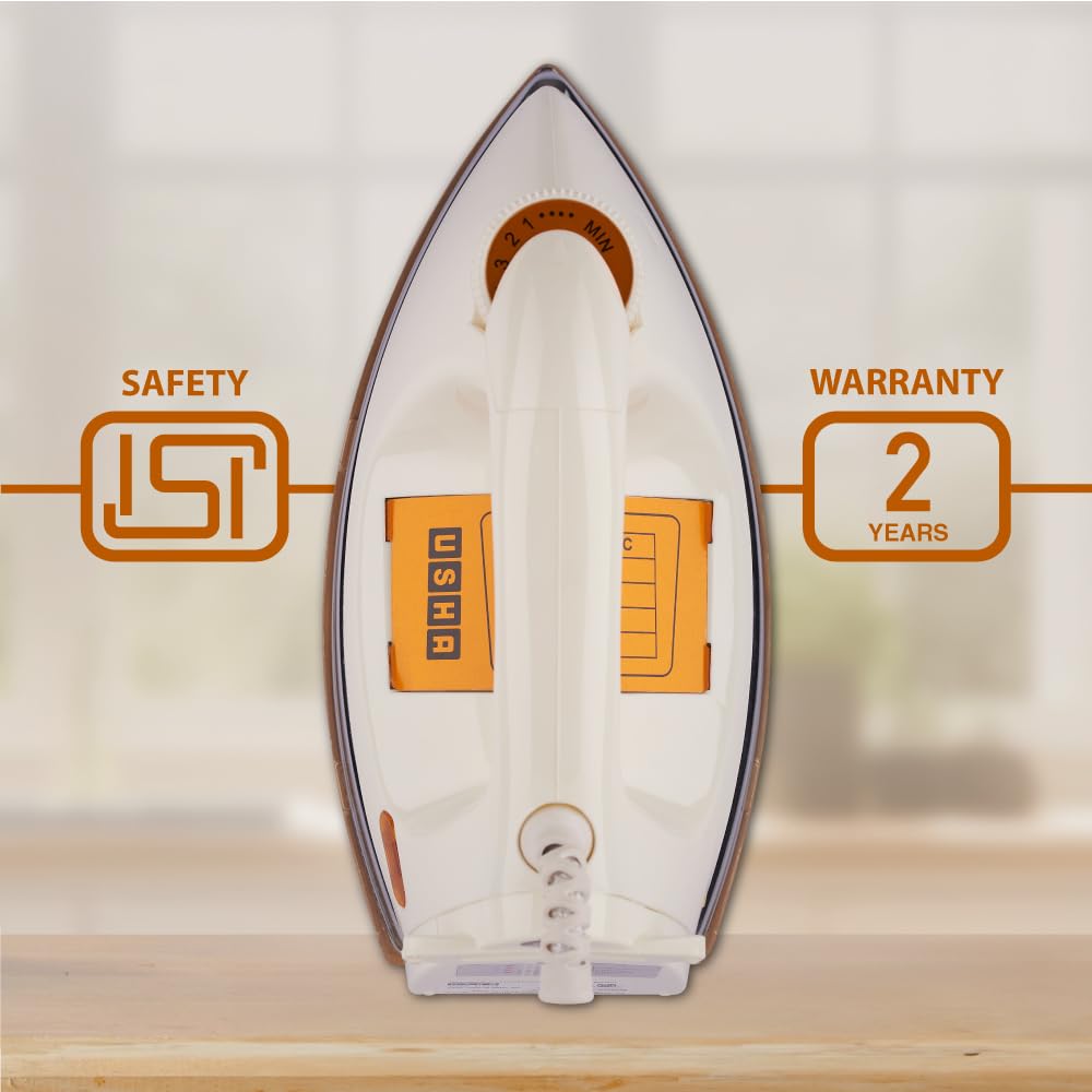 Ei-Teflon-3710-1000W-Off-White---Dry-Iron---Usha