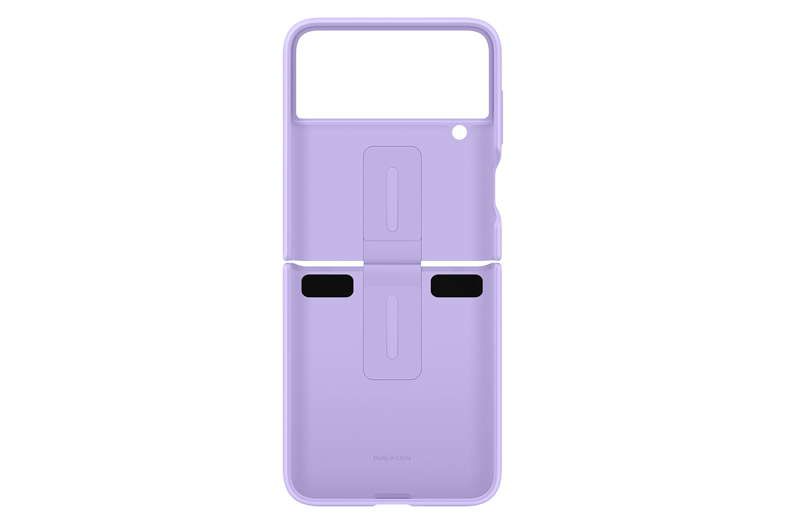 Ef-Galaxy-Z-FLIP4-Silicone-Cover-with-Ring-Samsung-Violet-(PF721TVEGIN)