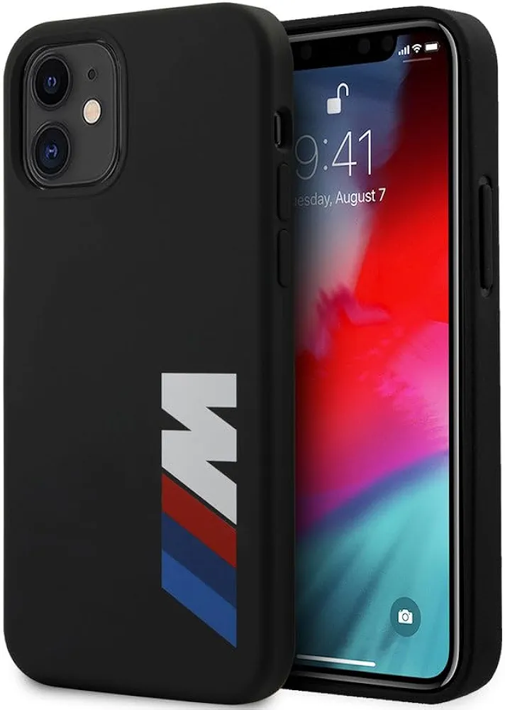 iPhone-12-Mini---Apple---Bmw---Back-Case---Leather-Case---Black