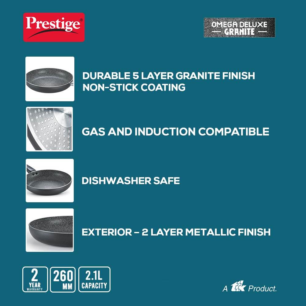 Dlx-Granite-Frypan-260MM-Wl---Pans---Prestige