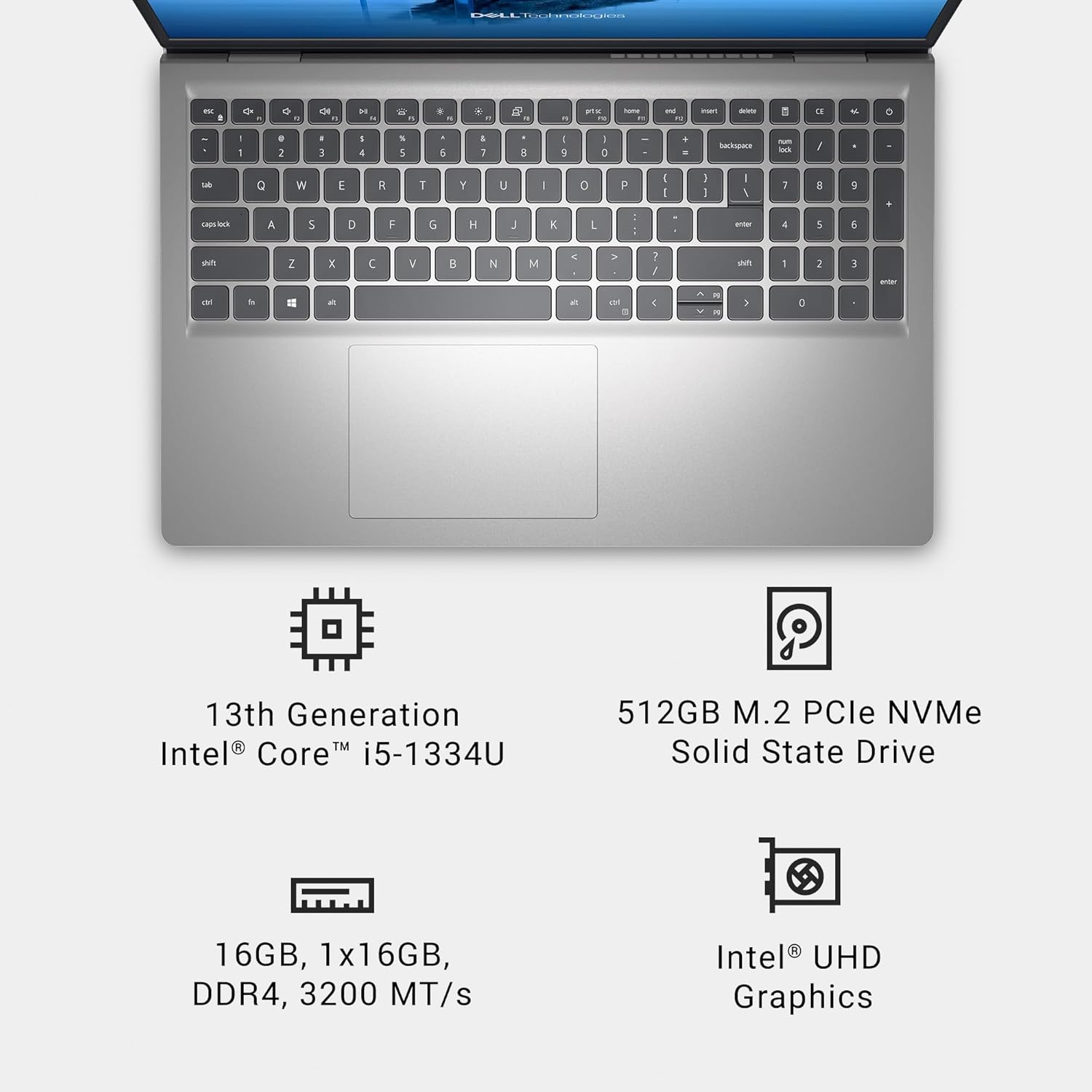 Dell-Ins-15-DC15250-i5-13th-Gen-1334U-16/512GB-SSD-15.6-Inch-FHD-Silver-Mso-Win11-(ODC1525000401RINS1)