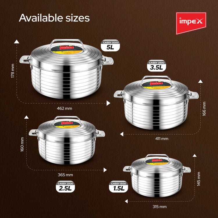 Impex-5-Litres-Stainless-Steel-Hotpot-(Cassy-5000)
