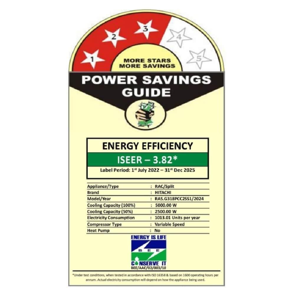 Hitachi-1.5-Ton-3-Star-Split-Inverter-AC-Copper-Condenser)-(RAS.G318PCC2SS)