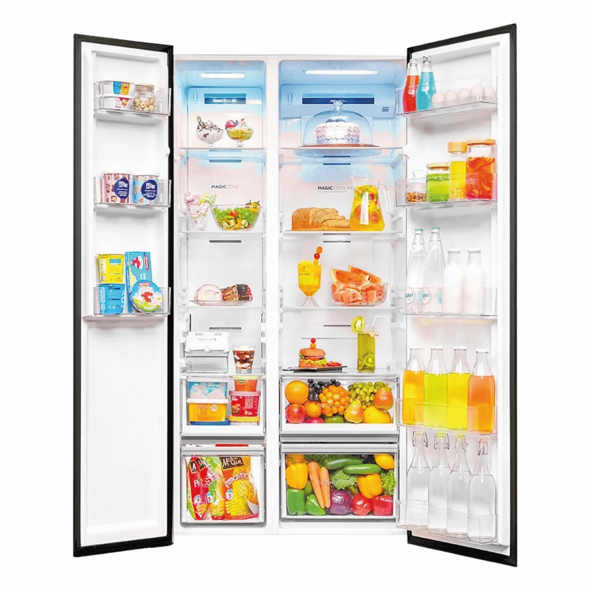 Haier 596 Ltrs Frost Free Side by Side Convertible Refrigerator