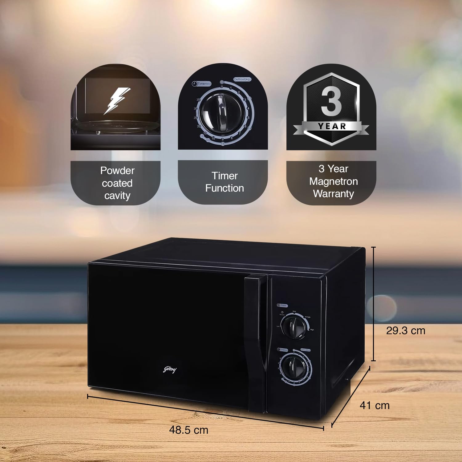 Godrej-25-Litres-Solo-Microwave-Oven-Multidistribution-Heating-System-(Black)-(Gmx-725-SP1-Tm-Mirror)