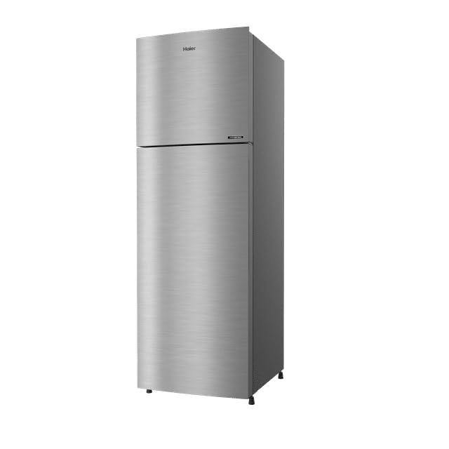 Haier-268-Ltrs-2-Star-5-in-1-Convertible-Top-Mount-Frost-Free-Double-Door-Refrigerator-(Nickel-Steel)-(Hrf-P)-(3182IBNS)