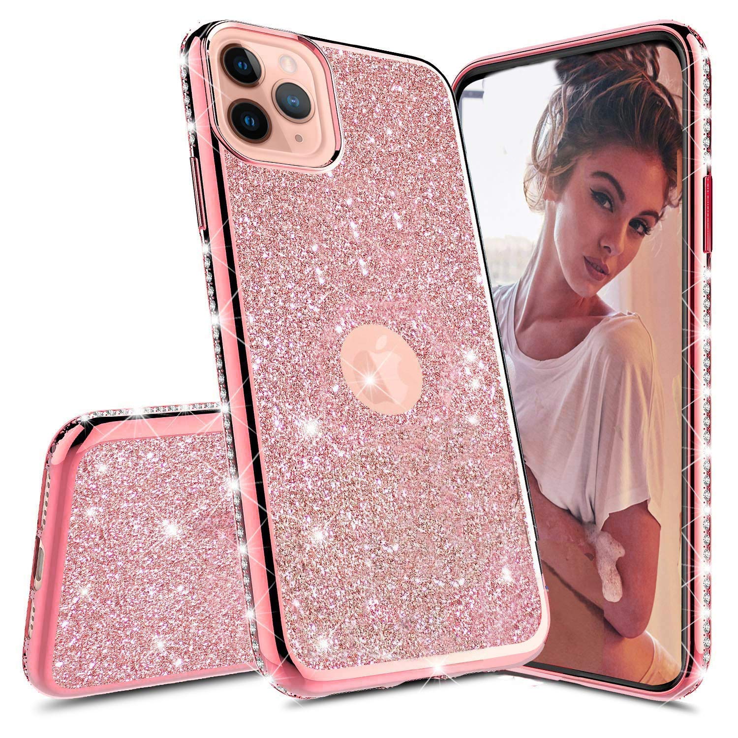 iPhone-12/12-Pro---Apple---Glitter---Back-Case---Coca-Cola