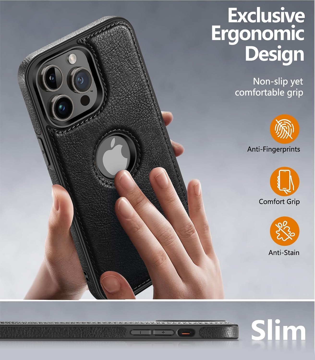 iPhone 13 Pro - APPLE - iCon - SILICON - Classic Leather