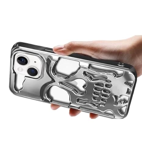 iPhone-13-Pro-Max---Apple---Skull---Silicon---Skull-Case