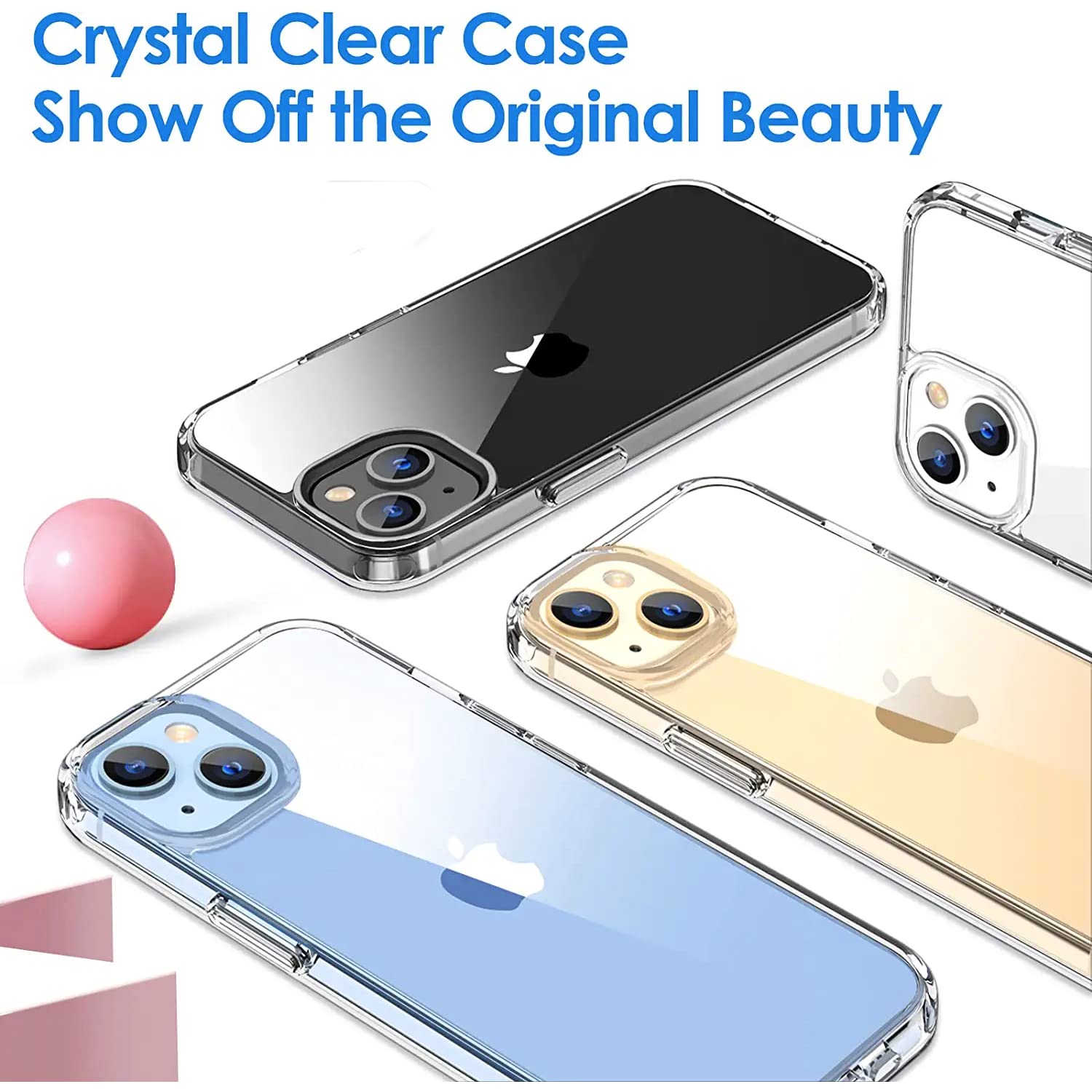 iPhone-14---Apple---Crystal---Back-Case---Clear