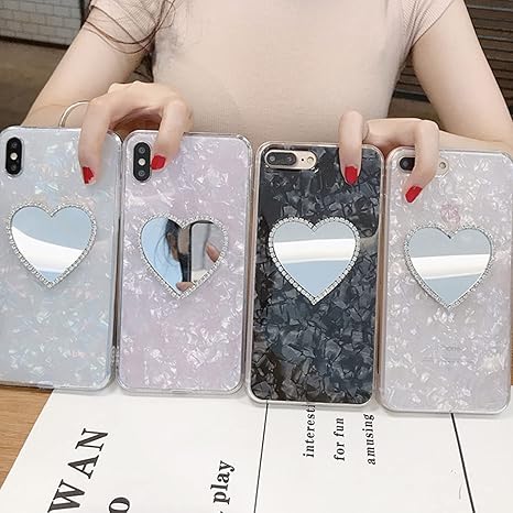 iPhone-14---Apple---Mirror-Heart---Back-Case