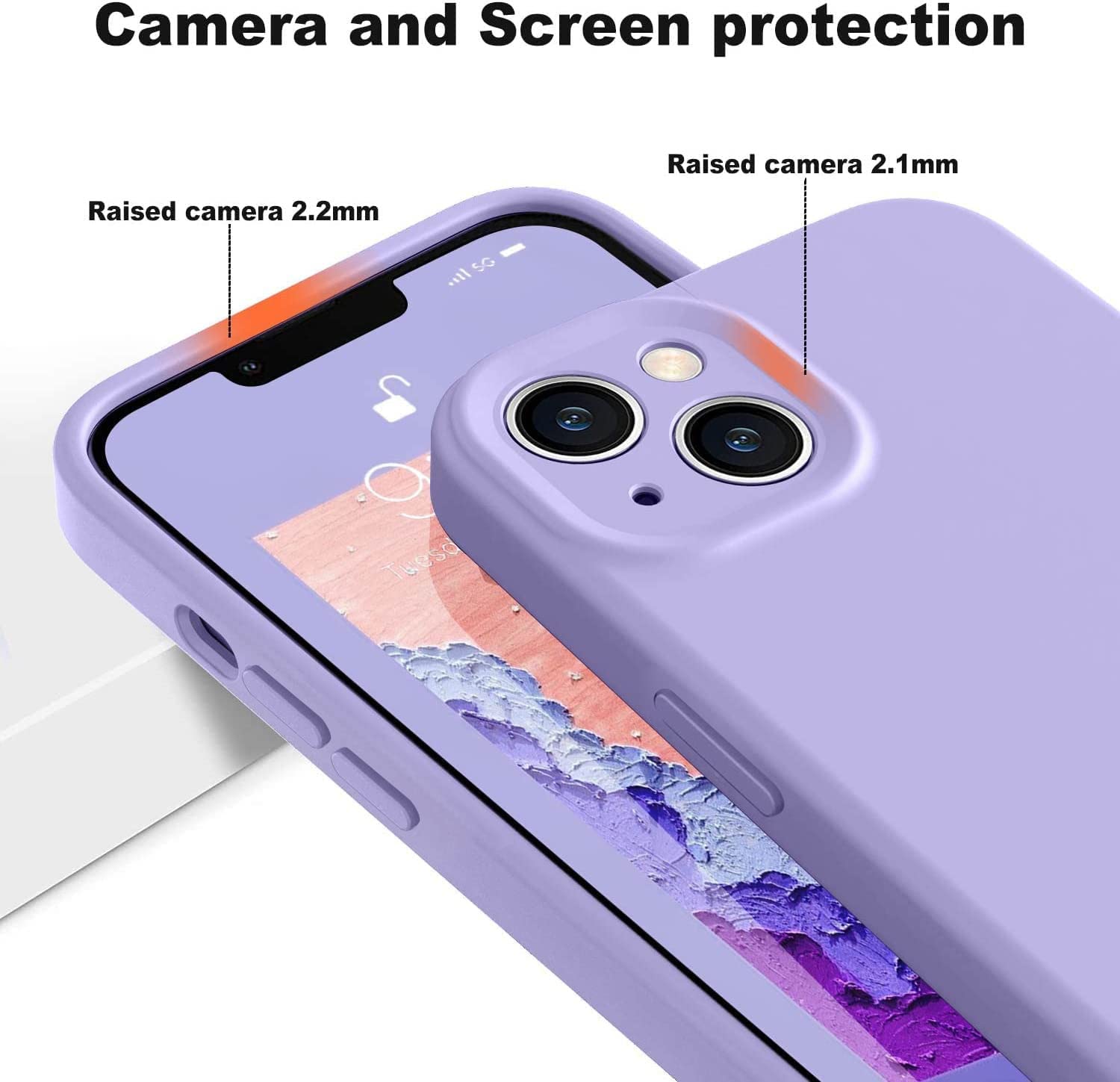 iPhone-14---Apple---Ultra-Thin---Back-Case---Purple