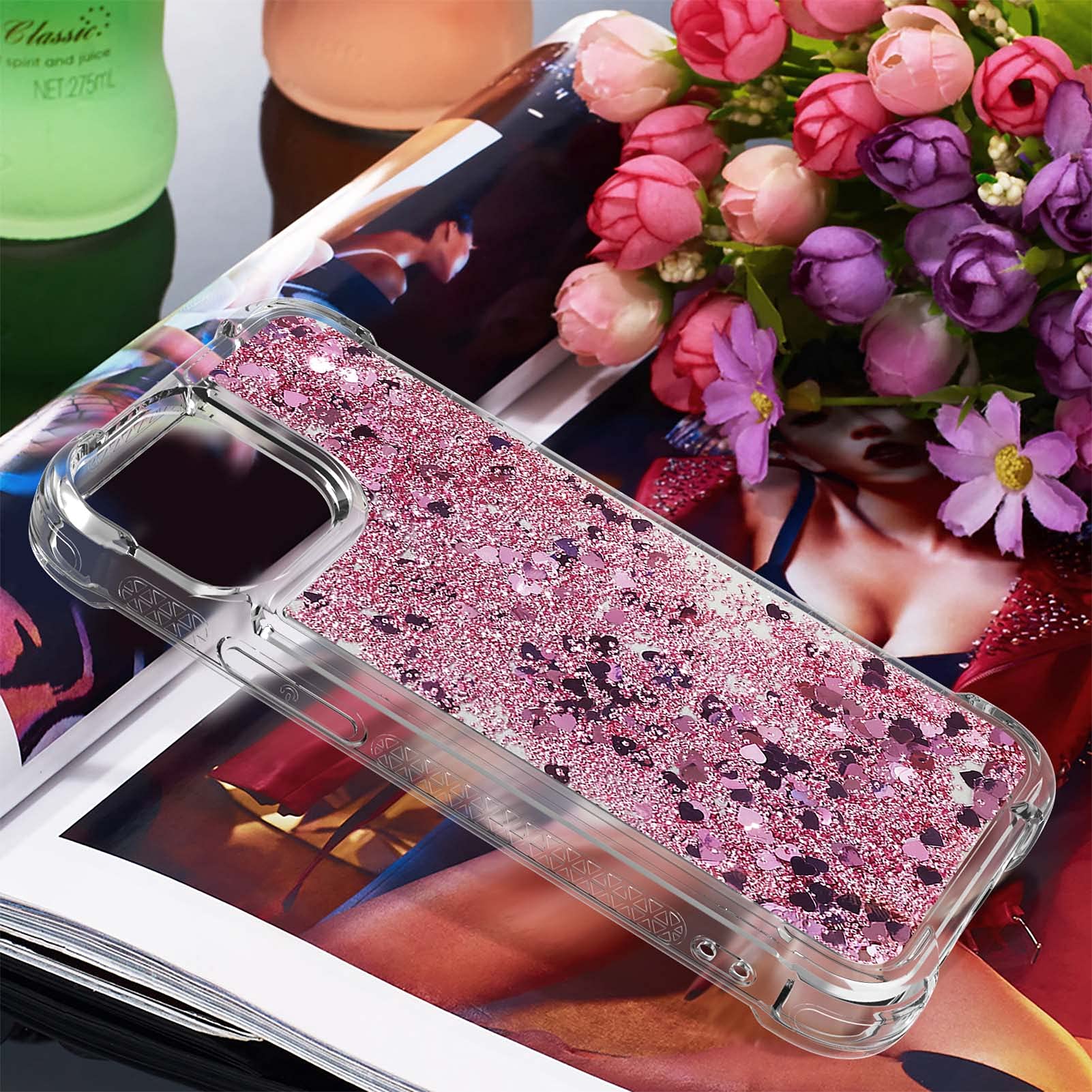 iPhone-14-Plus---Apple---Glitter---Back-Case---Liquid-Case