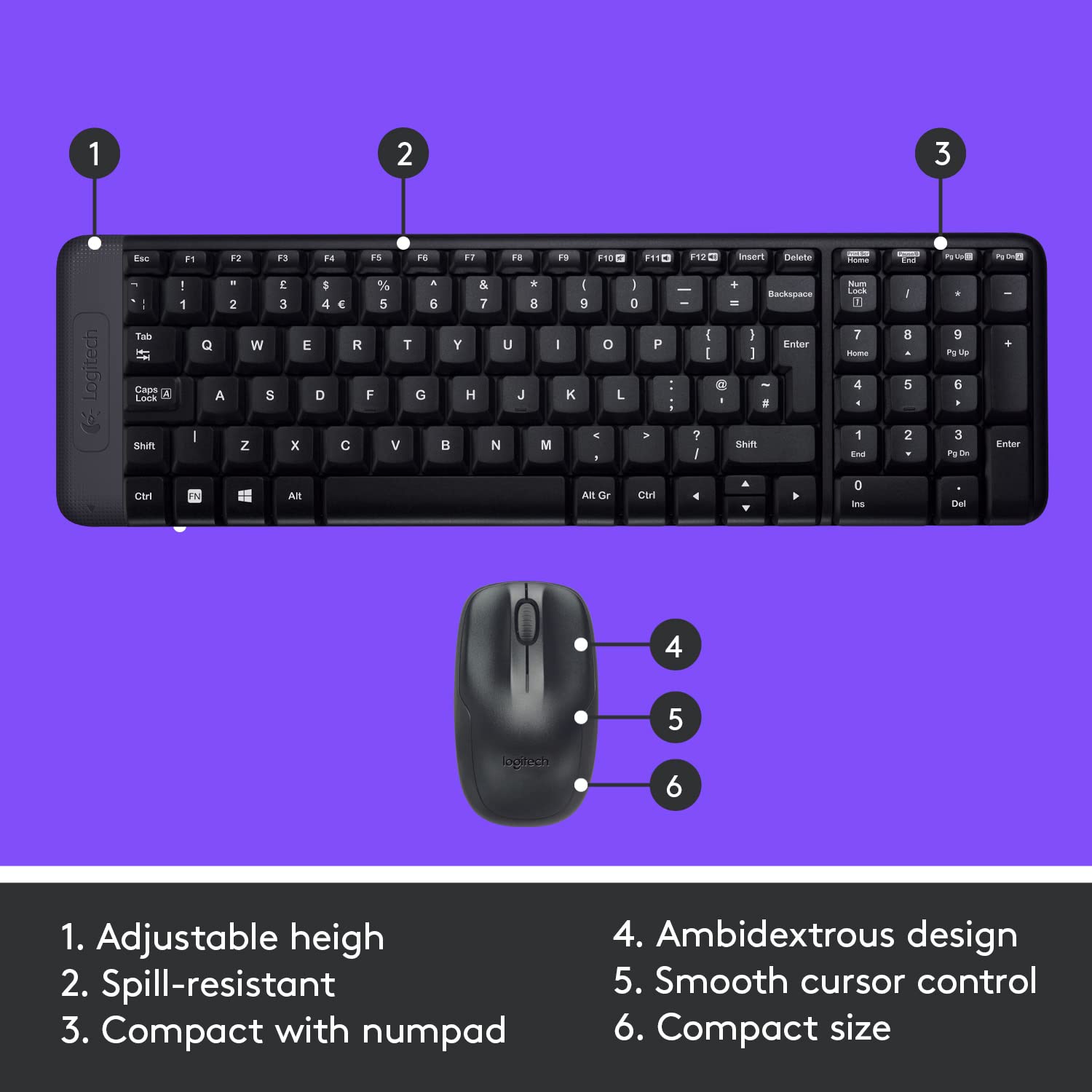 Logitech-Keyboard-&-Mouse-Wireless-Set---Logitech-(MK220)