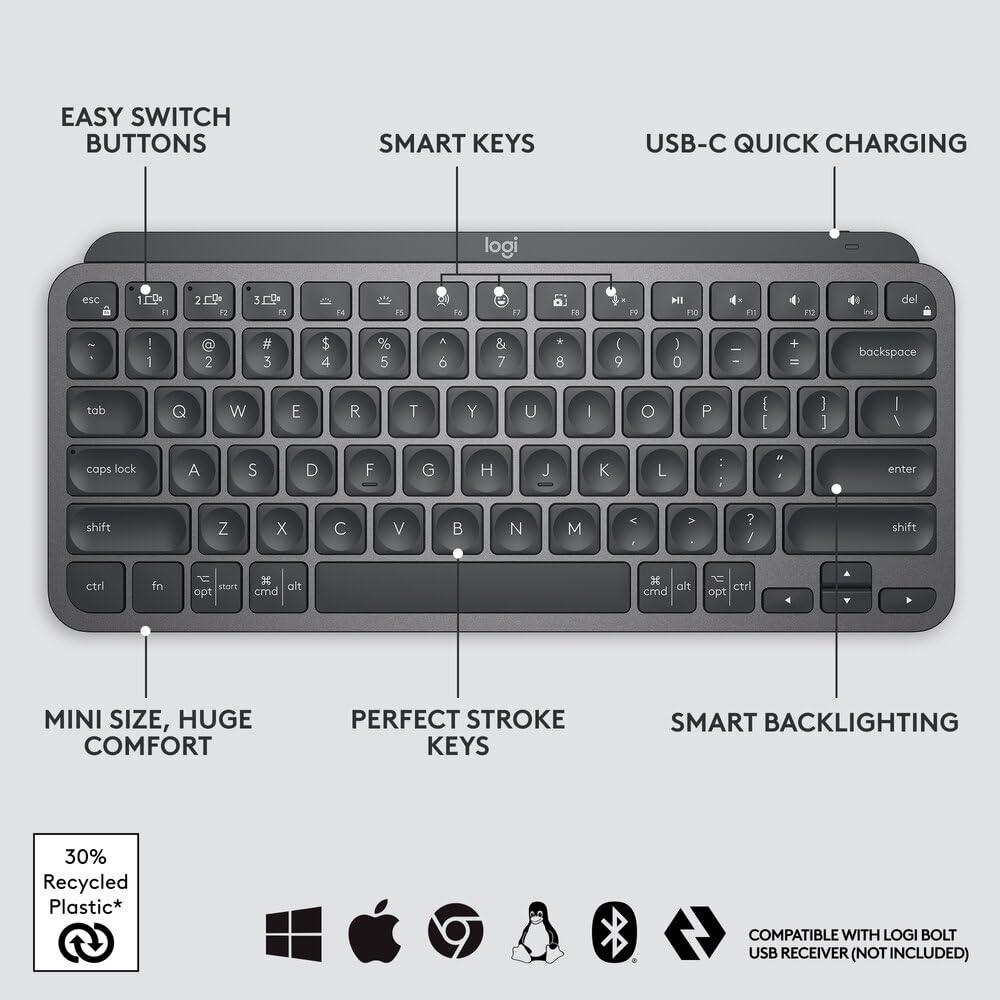 Logitech-Keyboard-Mx-Keys-Mini---Logitech