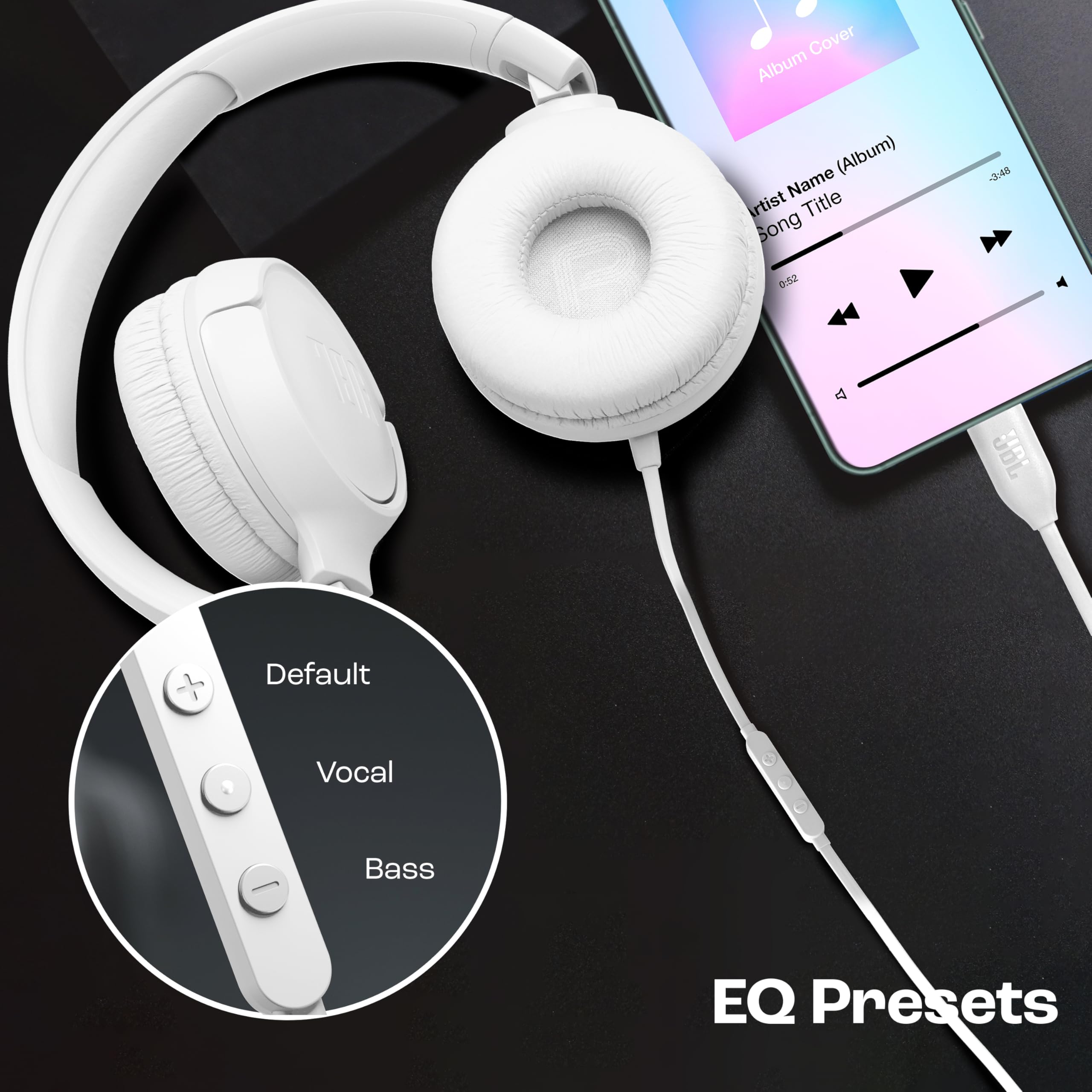 JBL-Tune-520C-on-Ear-Type-C-Wired-Headphone-(White)