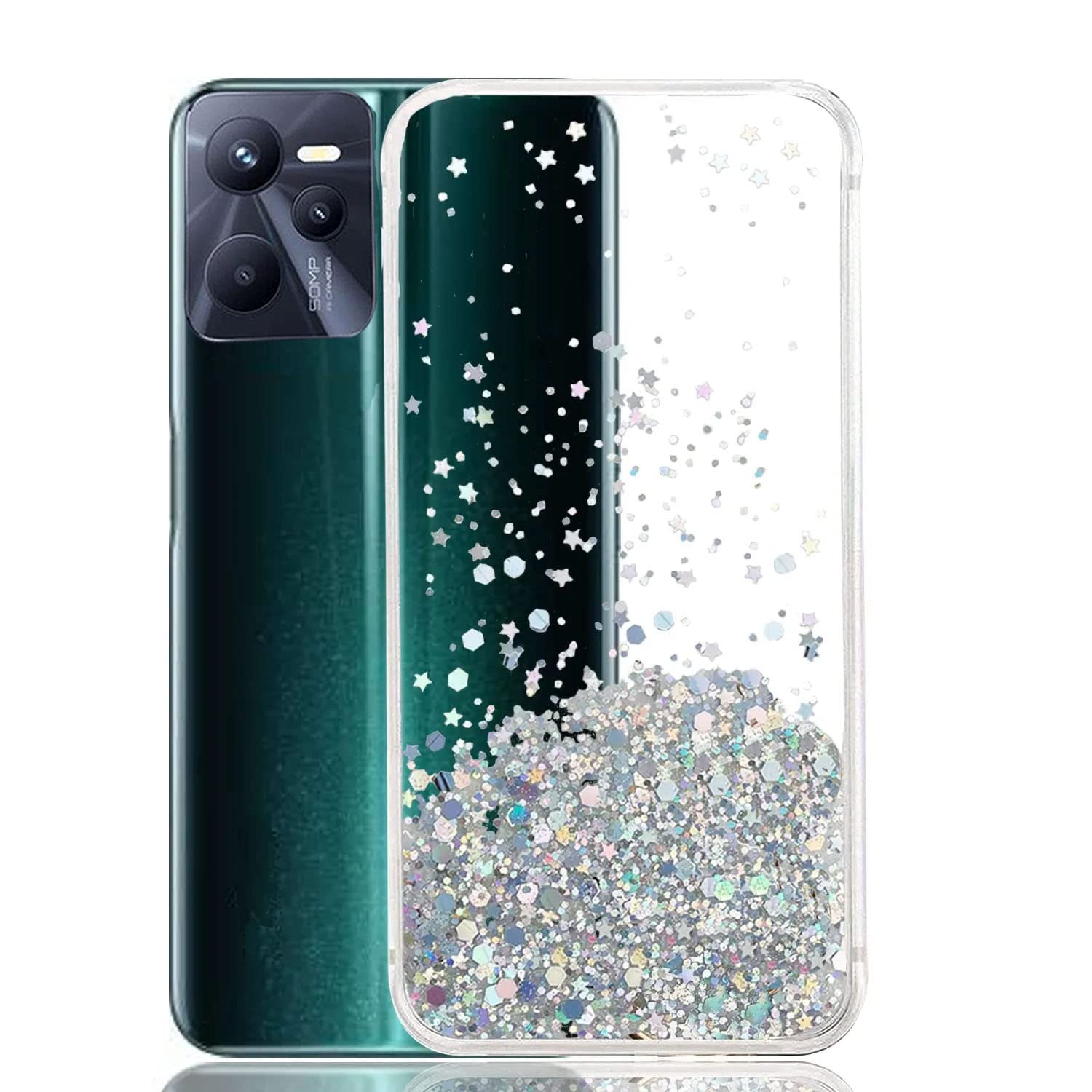 Narzo-50A-Prime---Realme---Glitter---Back-Case---Ladish-Series