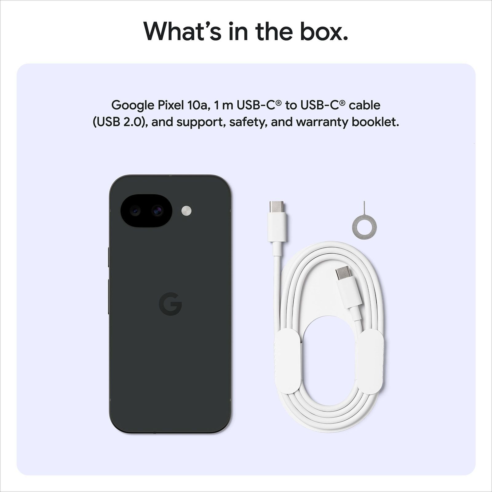 Google Pixel 10A 5G (Obsidian, 256GB)