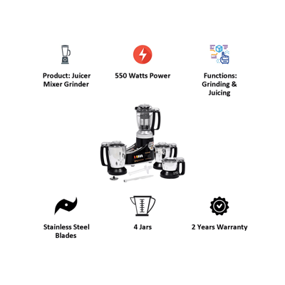 Panasonic-Mixer-Grinder-550W-(Black)-Mx-(AC460)