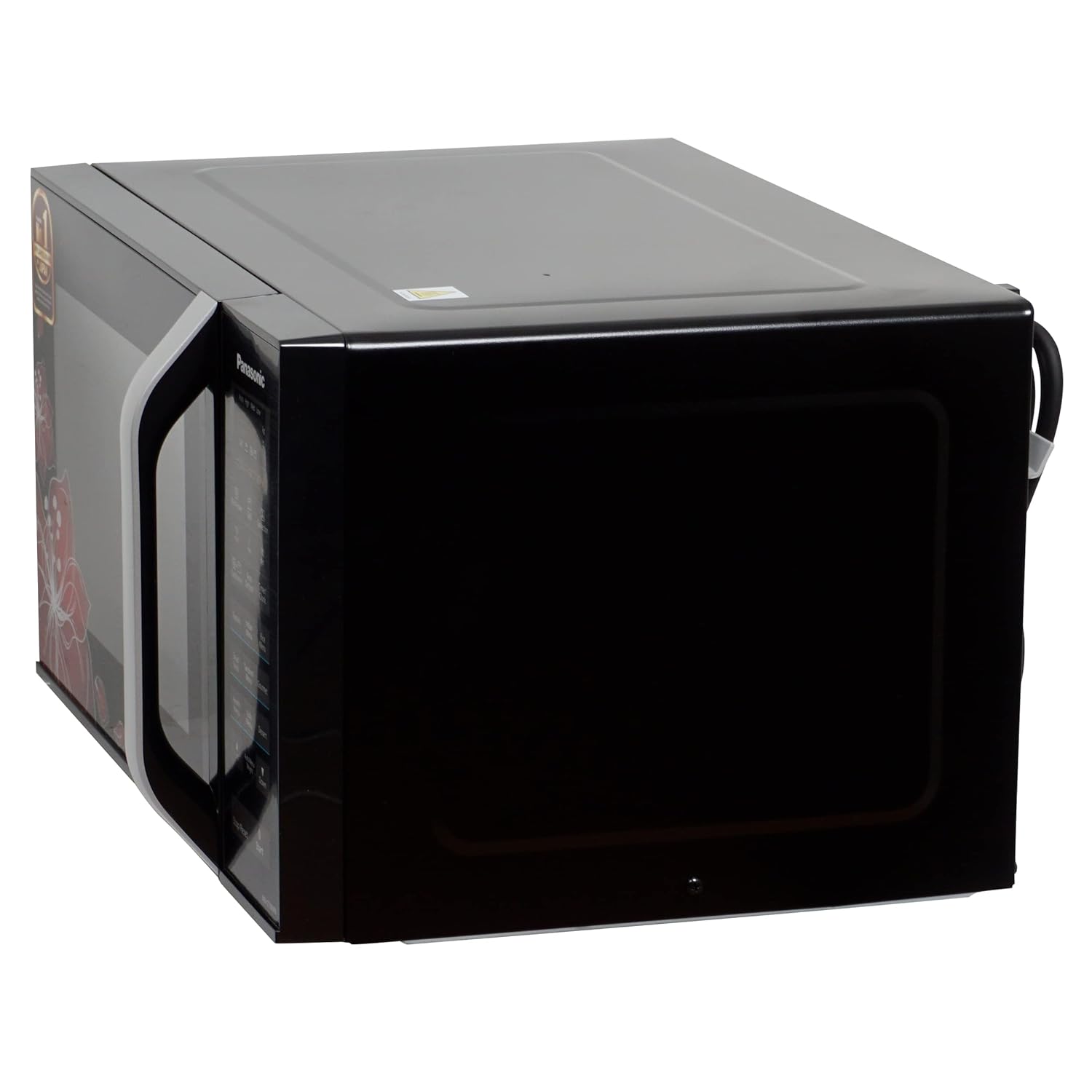 Panasonic-23-Ltr-Convection-Microwave-Oven-with-360-Heat-Wrap-(Black-Floral)-(CT35MBFDG)
