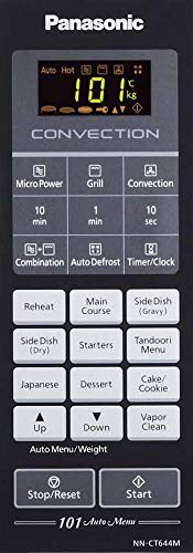 Panasonic-27L-Convection-Microwave-Oven-with-Vapour-Clean-(Black)-(CT644MFDG)