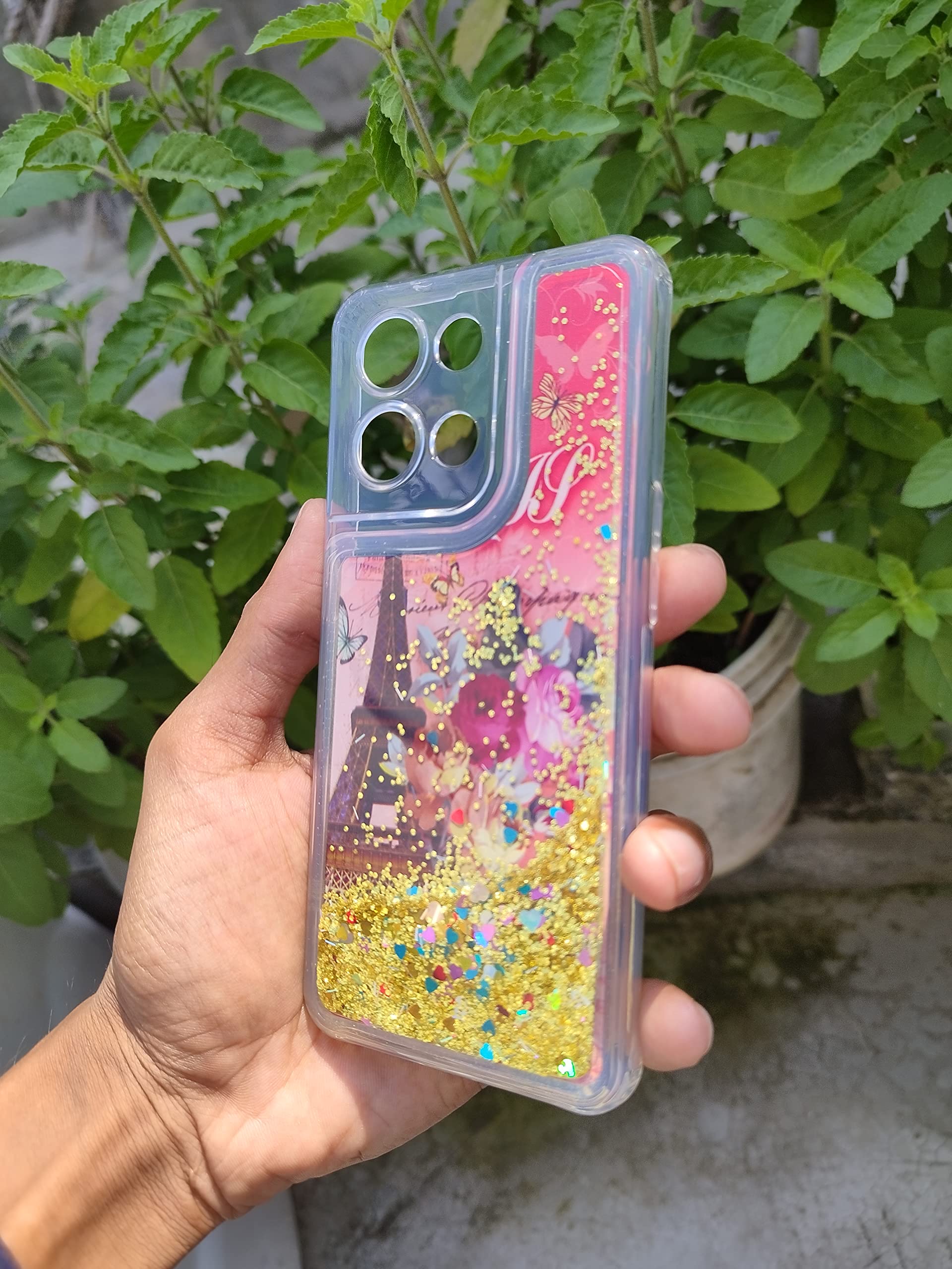 Reno-8---OPPO---Glitter---Back-Case---Liquid-Case